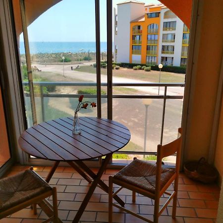 Cap De Mer - Vue Sur Mer - Une Chambre - Une Terrasse - Acces Direct Plage - Commerces A Proximites Le Barcarès Kültér fotó